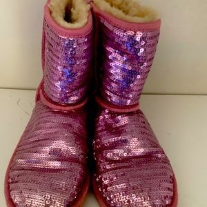 Girls Sequin Boots size 3